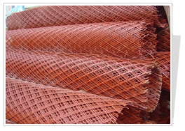 Powder Coated Steel Expanded Diamond Mesh